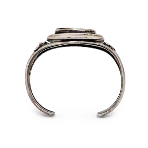 Vintage Native American Navajo Royston Turquoise Sterling Silver Cuff Bracelet